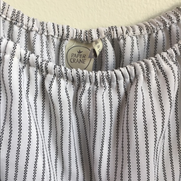 Striped Off Shoulder Dress - Picture 5 of 5